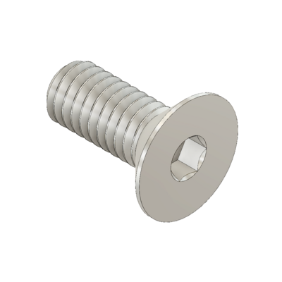 MODULAR SOLUTIONS ZINC PLATED FASTENER&lt;br&gt;M4 X 10 FLAT HEAD CAP SCREW - COUNTERSUNK